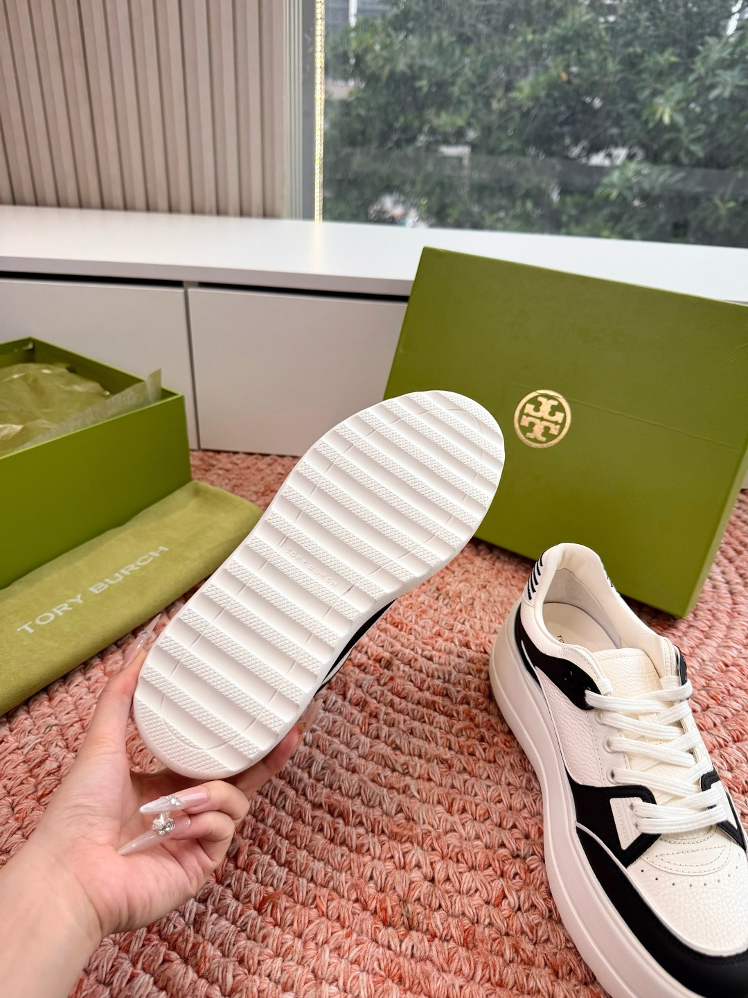 🌾G588顶级品质TORY BURCH 汤丽柏琦直戳小个子心巴的一双鞋！👟被这双厚底鞋美到失语！！💖家人