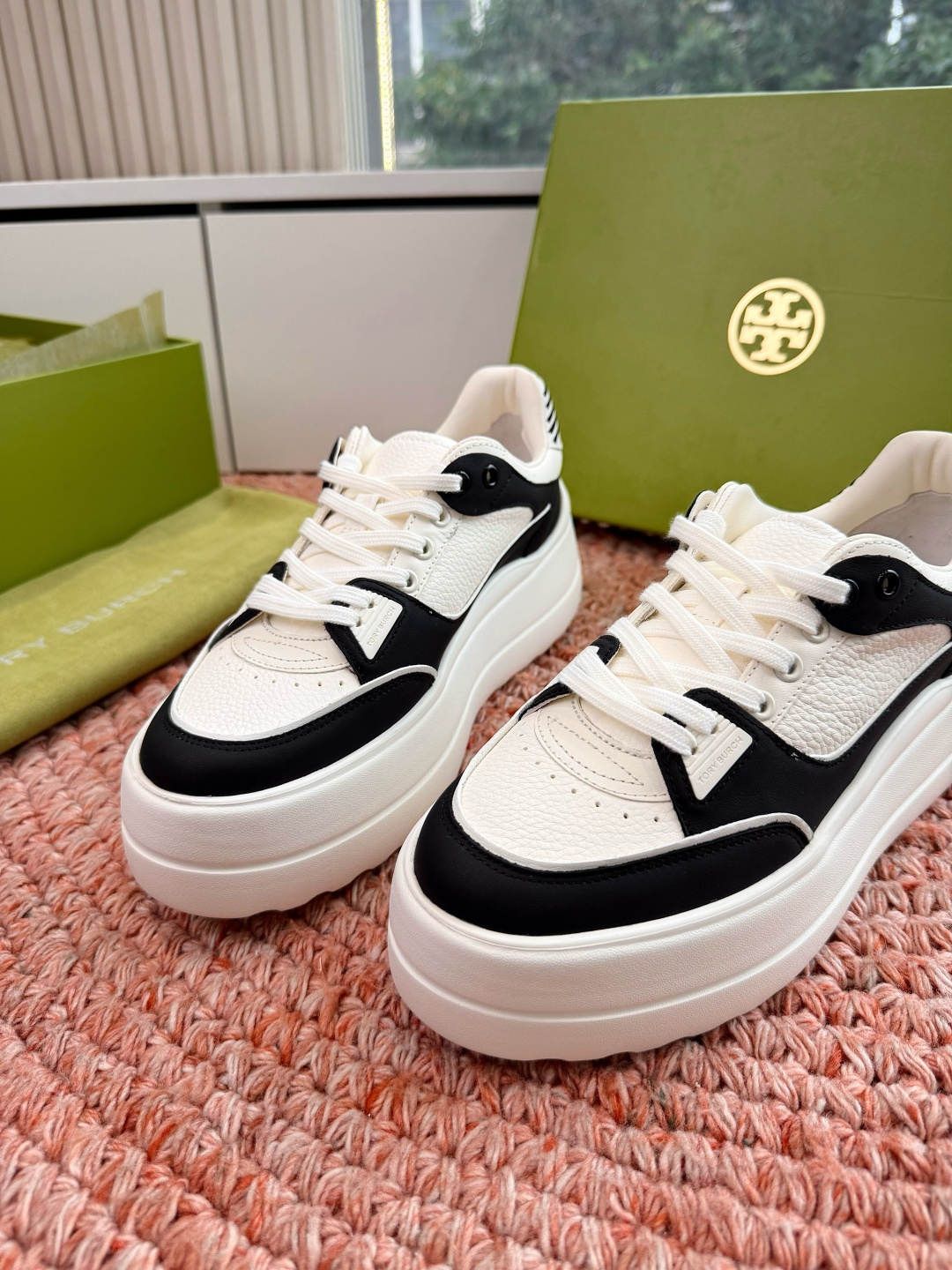 🌾G588顶级品质TORY BURCH 汤丽柏琦直戳小个子心巴的一双鞋！👟被这双厚底鞋美到失语！！💖家人