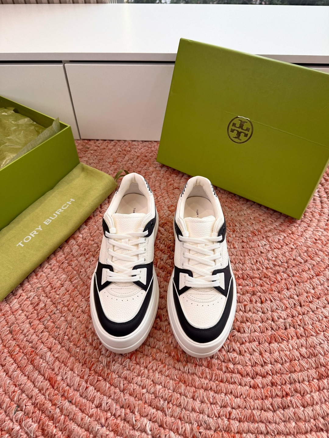 🌾G588顶级品质TORY BURCH 汤丽柏琦直戳小个子心巴的一双鞋！👟被这双厚底鞋美到失语！！💖家人