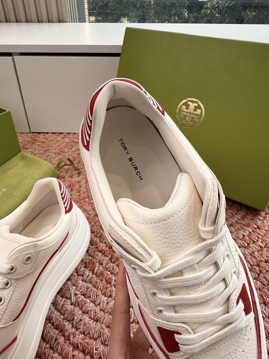 🌾G588顶级品质TORY BURCH 汤丽柏琦直戳小个子心巴的一双鞋！👟被这双厚底鞋美到失语！！💖家人