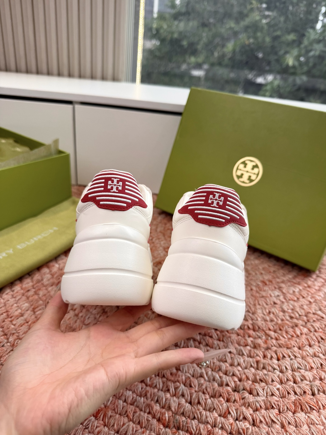 🌾G588顶级品质TORY BURCH 汤丽柏琦直戳小个子心巴的一双鞋！👟被这双厚底鞋美到失语！！💖家人