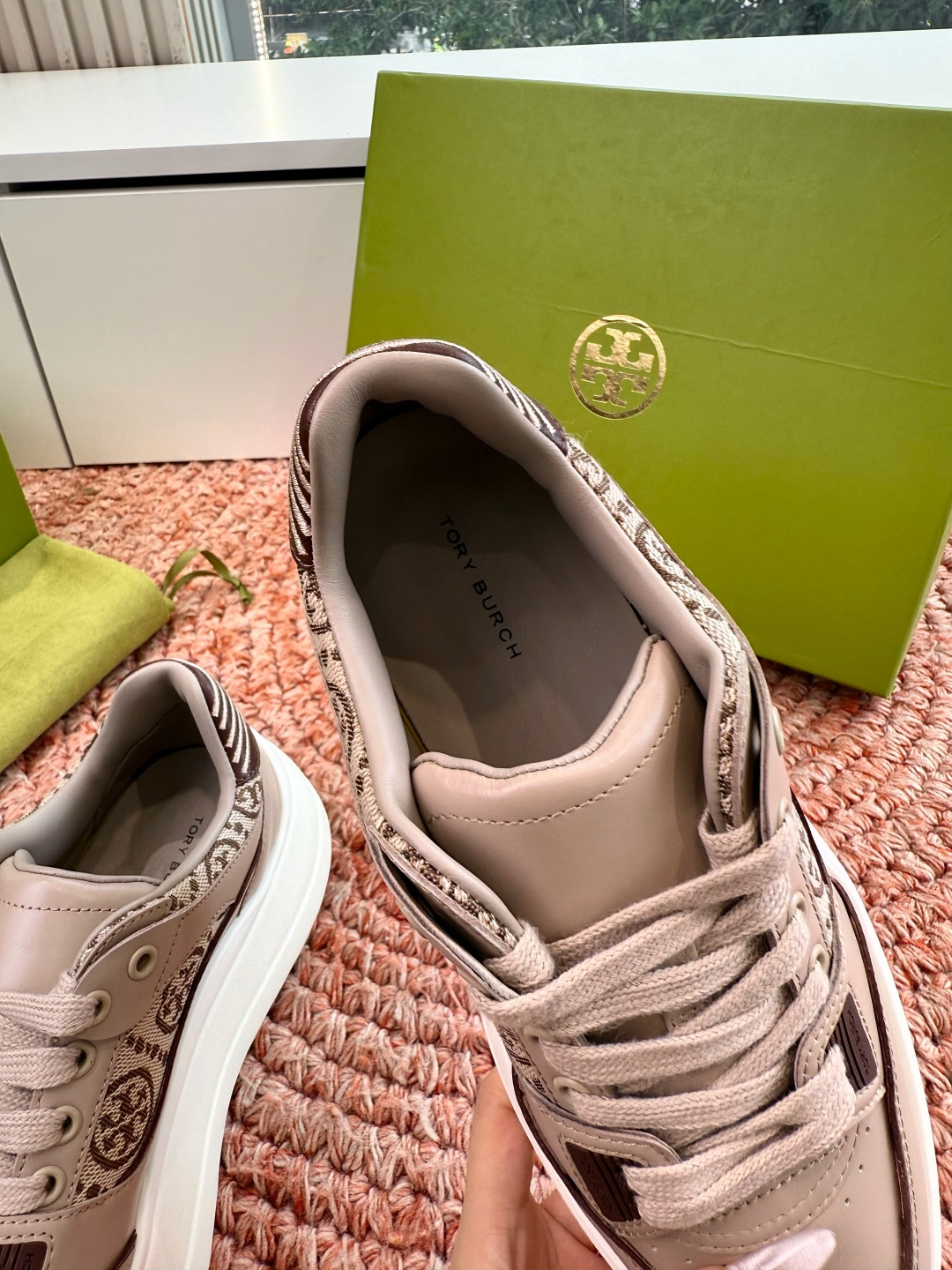 🌾G588顶级品质TORY BURCH 汤丽柏琦直戳小个子心巴的一双鞋！👟被这双厚底鞋美到失语！！💖家人