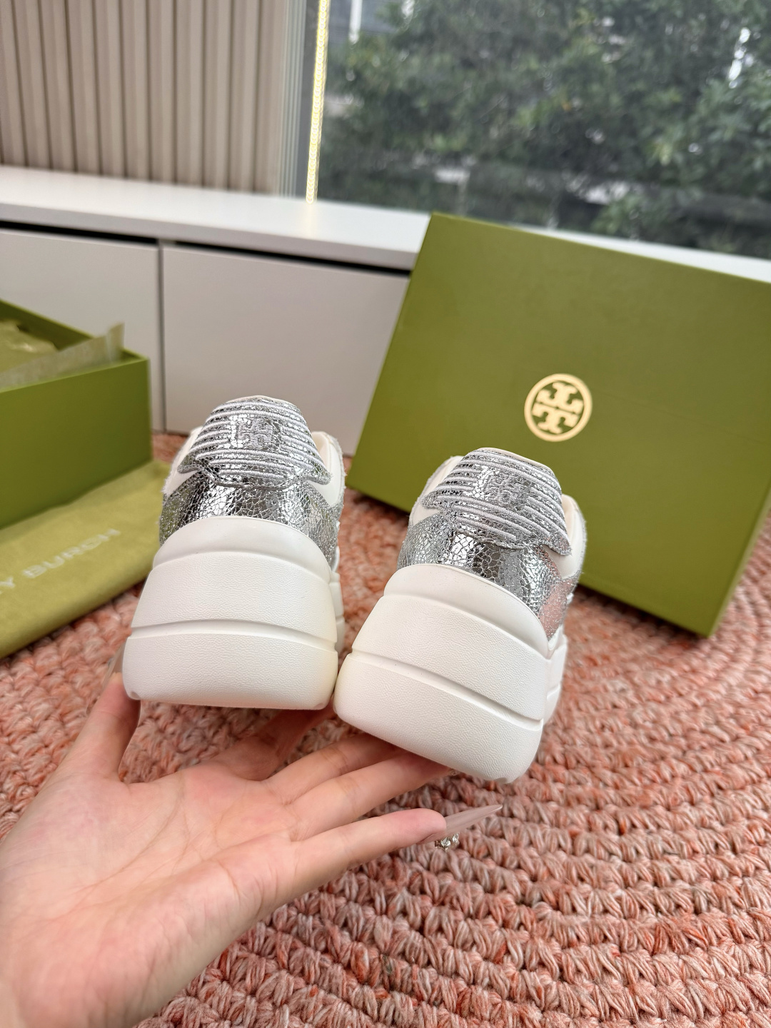 🌾G588顶级品质TORY BURCH 汤丽柏琦直戳小个子心巴的一双鞋！👟被这双厚底鞋美到失语！！💖家人