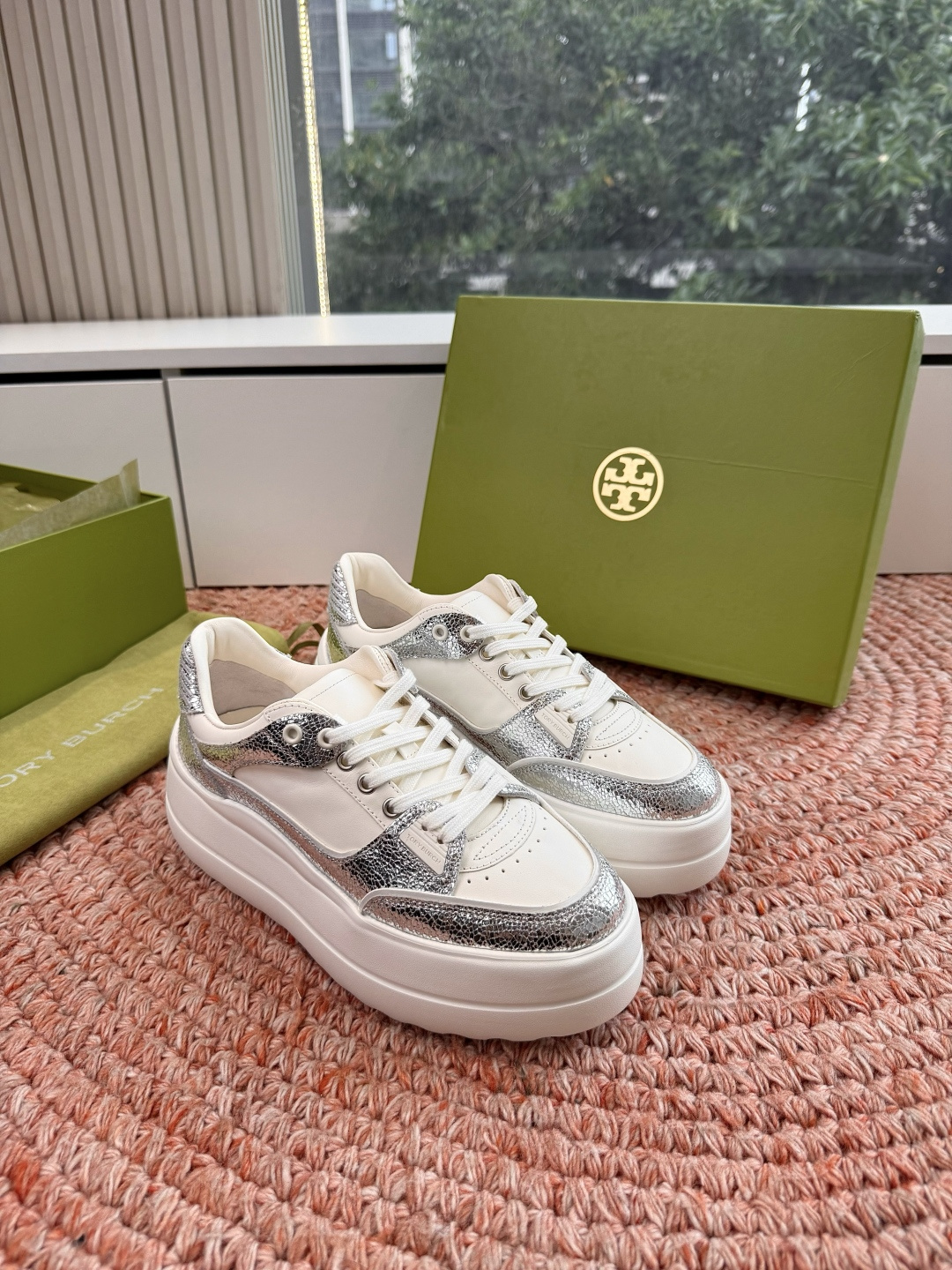 🌾G588顶级品质TORY BURCH 汤丽柏琦直戳小个子心巴的一双鞋！👟被这双厚底鞋美到失语！！💖家人