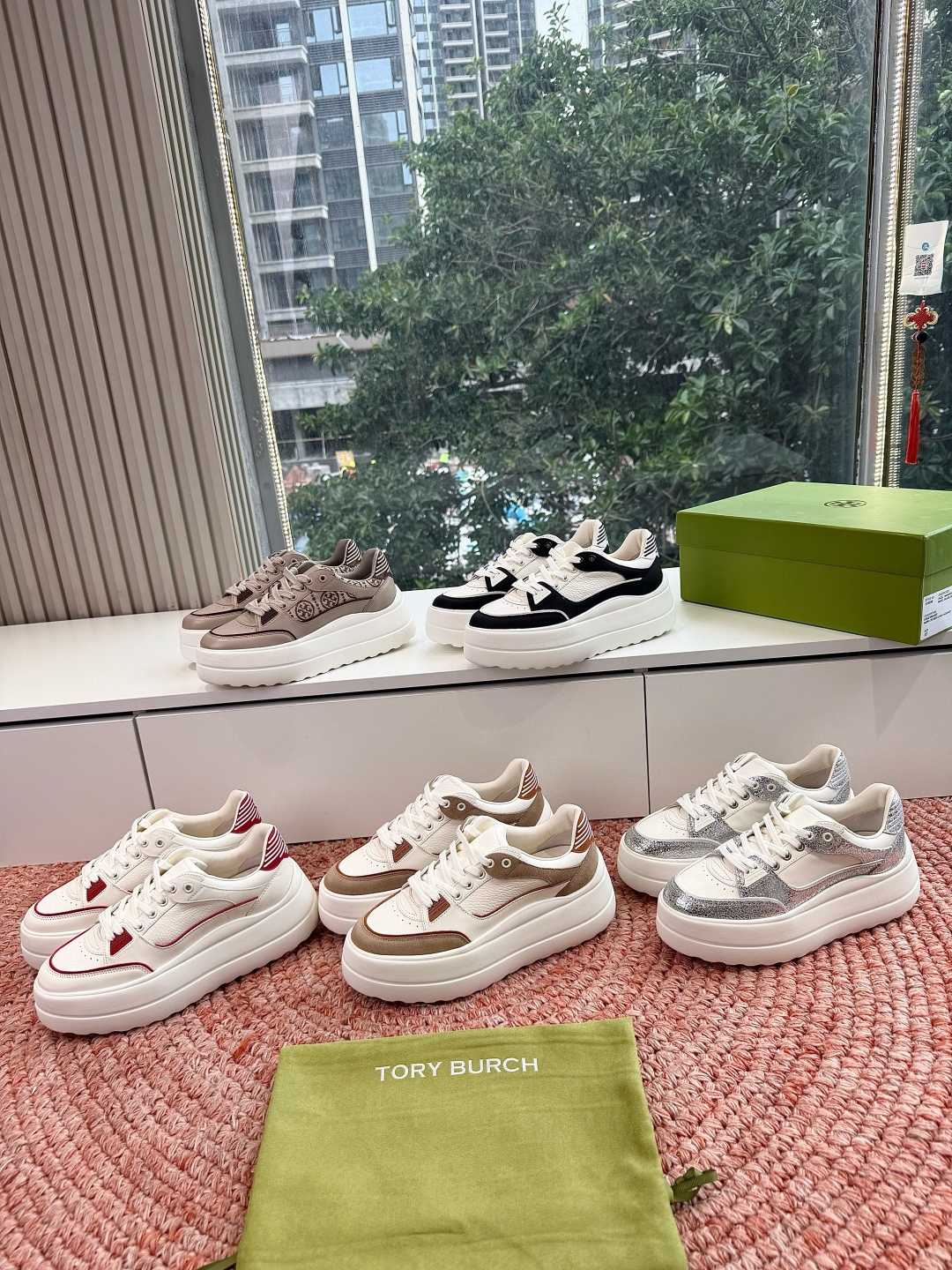 🌾G588顶级品质TORY BURCH 汤丽柏琦直戳小个子心巴的一双鞋！👟被这双厚底鞋美到失语！！💖家人
