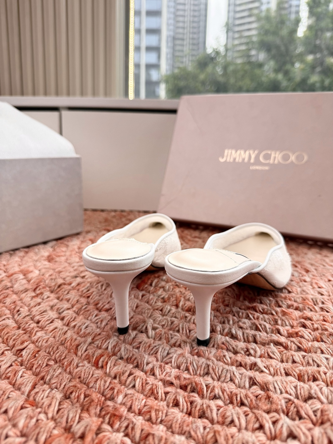 🌾G987Jimmy Choo｜吉米周珍珠尖头高跟凉鞋我们家JC一如既往品质优越 低调不失华丽 性感又不