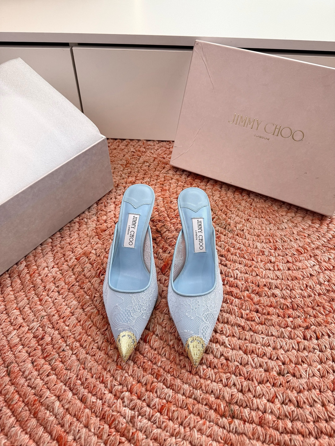 🌾G987Jimmy Choo｜吉米周珍珠尖头高跟凉鞋我们家JC一如既往品质优越 低调不失华丽 性感又不