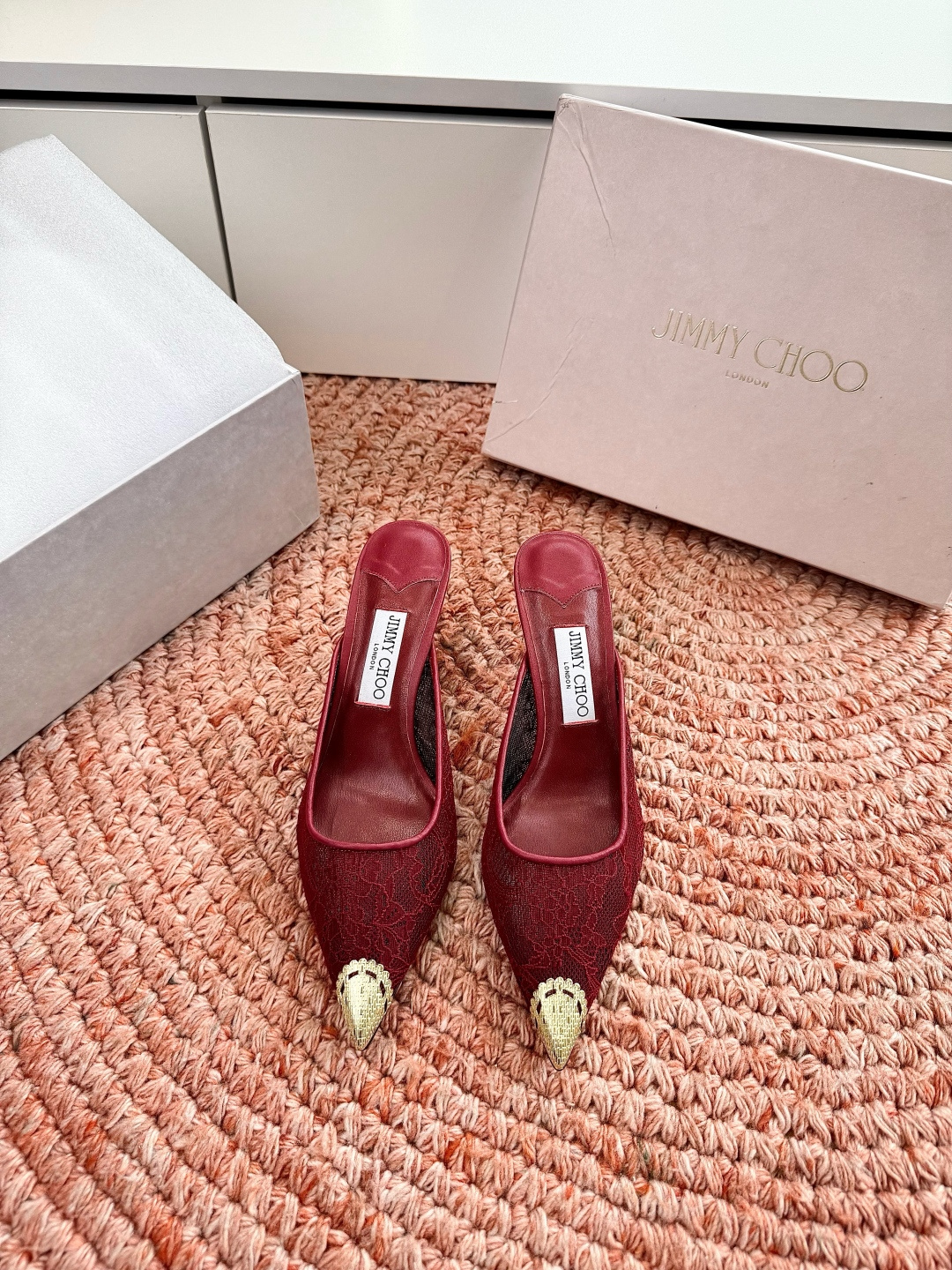🌾G987Jimmy Choo｜吉米周珍珠尖头高跟凉鞋我们家JC一如既往品质优越 低调不失华丽 性感又不