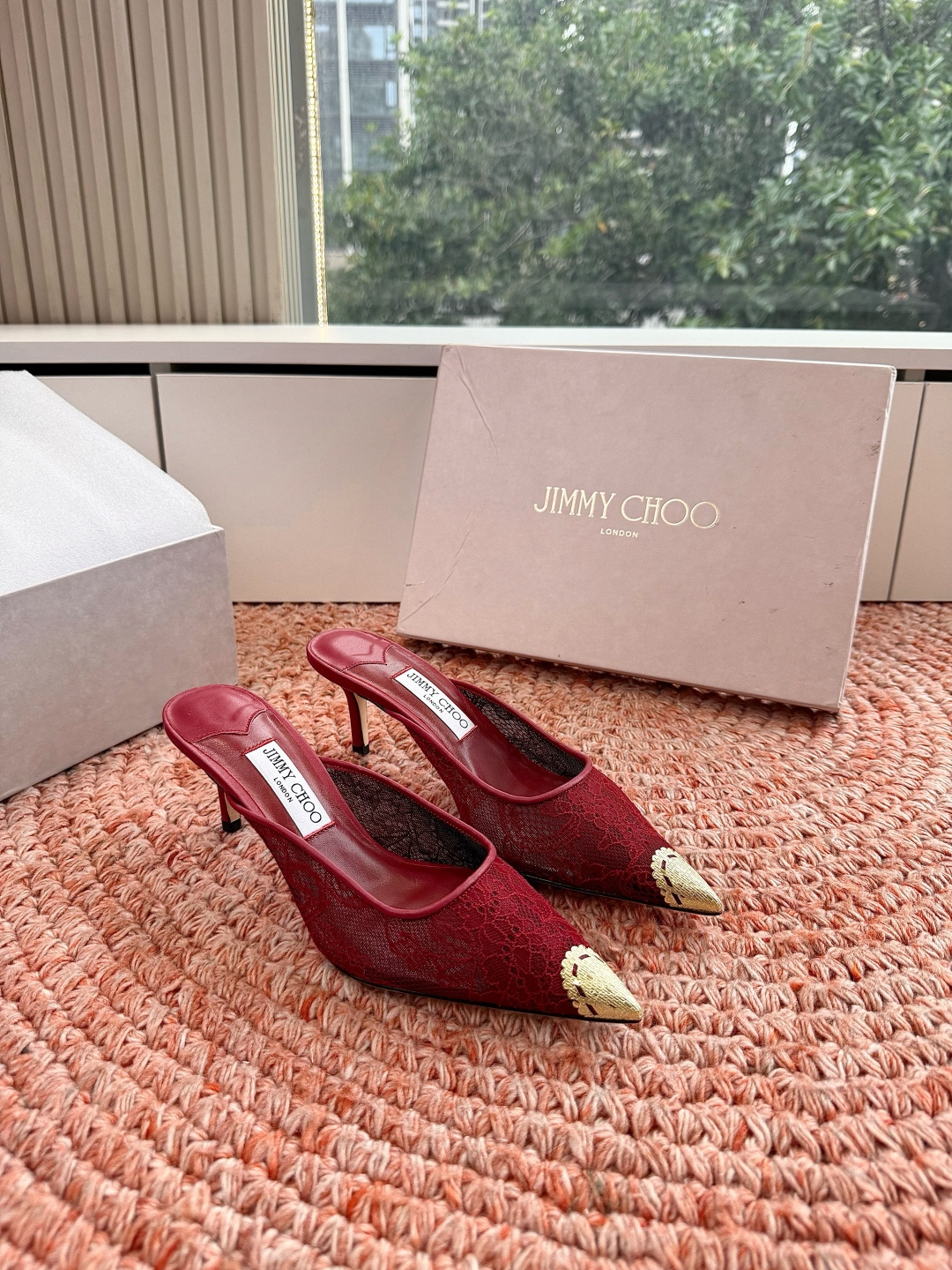 🌾G987Jimmy Choo｜吉米周珍珠尖头高跟凉鞋我们家JC一如既往品质优越 低调不失华丽 性感又不