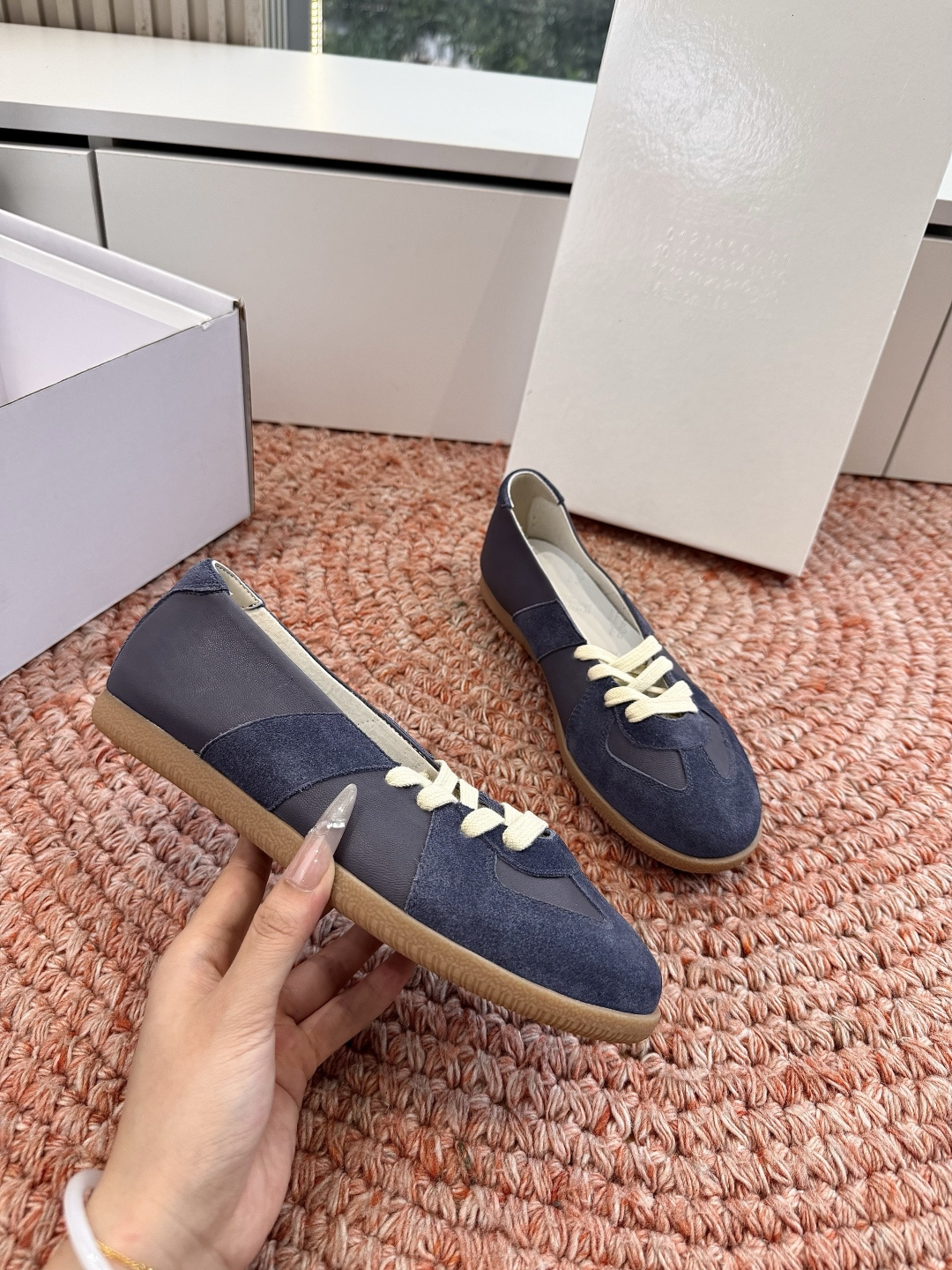 🌾G077顶级Maison Margiel*26ss夏季新款玛丽珍乐福鞋MM6马吉拉·德训鞋 运动鞋复刻 🌾G077顶级Maison Margiel*26ss夏季新款玛丽珍乐福鞋MM6马吉拉·德训鞋 运动鞋复刻