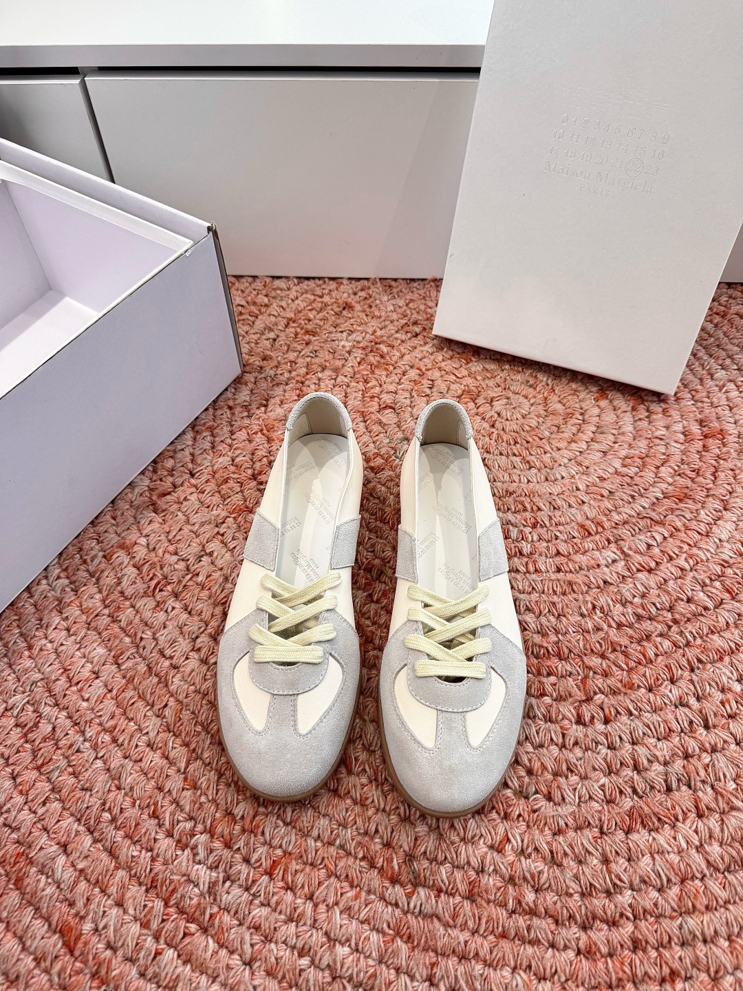 🌾G077顶级Maison Margiel*26ss夏季新款玛丽珍乐福鞋MM6马吉拉·德训鞋 运动鞋复刻
