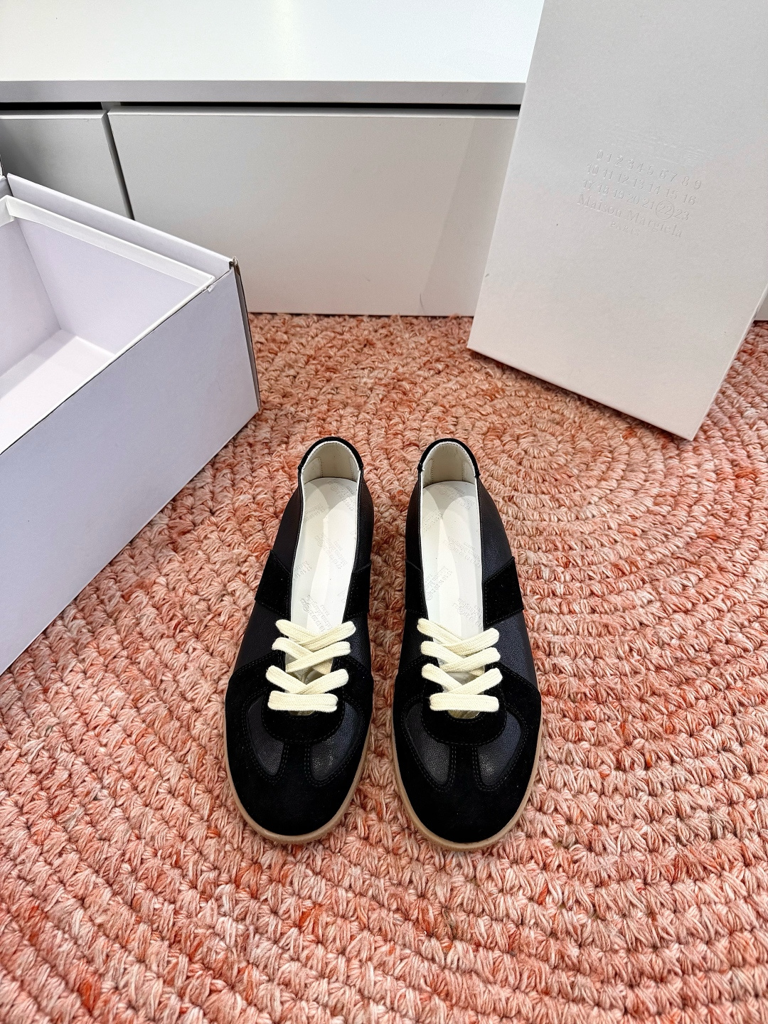 🌾G077顶级Maison Margiel*26ss夏季新款玛丽珍乐福鞋MM6马吉拉·德训鞋 运动鞋复刻