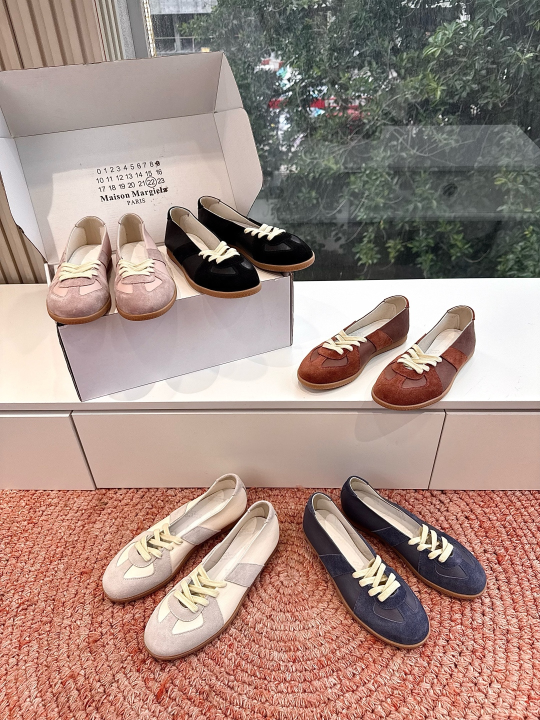 🌾G077顶级Maison Margiel*26ss夏季新款玛丽珍乐福鞋MM6马吉拉·德训鞋 运动鞋复刻