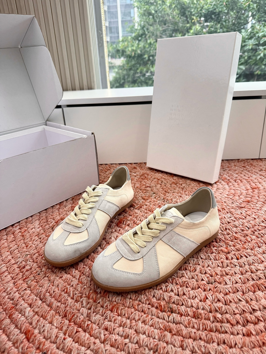 🌾G077顶级Maison Margiel*26ss夏季新款玛丽珍乐福鞋MM6马吉拉·德训鞋 运动鞋复刻