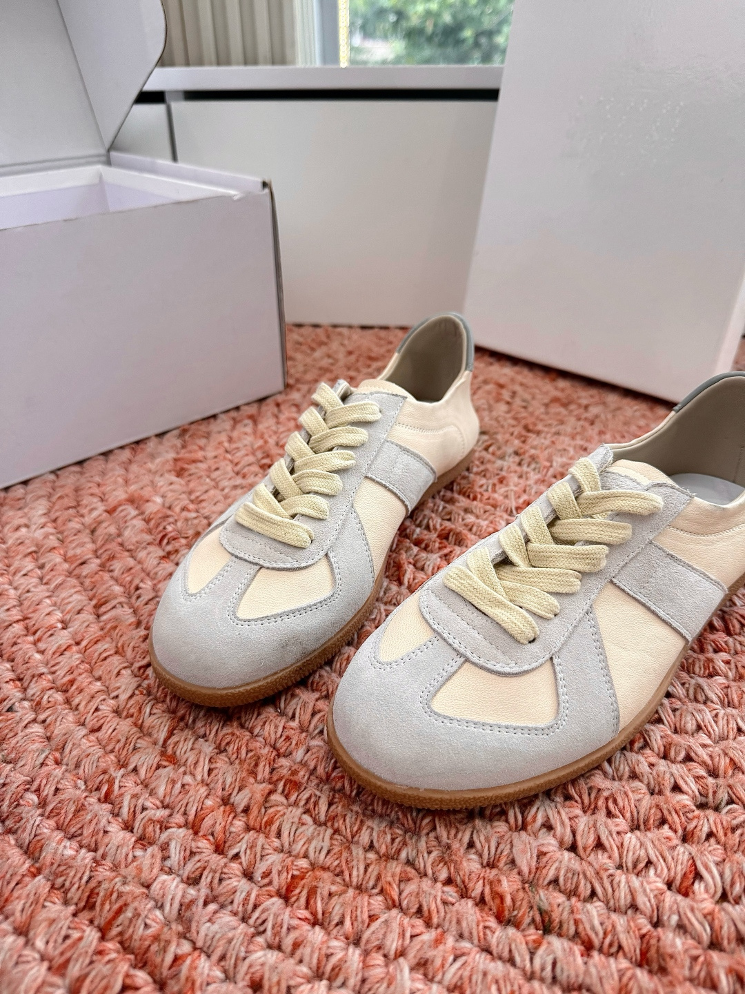 🌾G077顶级Maison Margiel*26ss夏季新款玛丽珍乐福鞋MM6马吉拉·德训鞋 运动鞋复刻