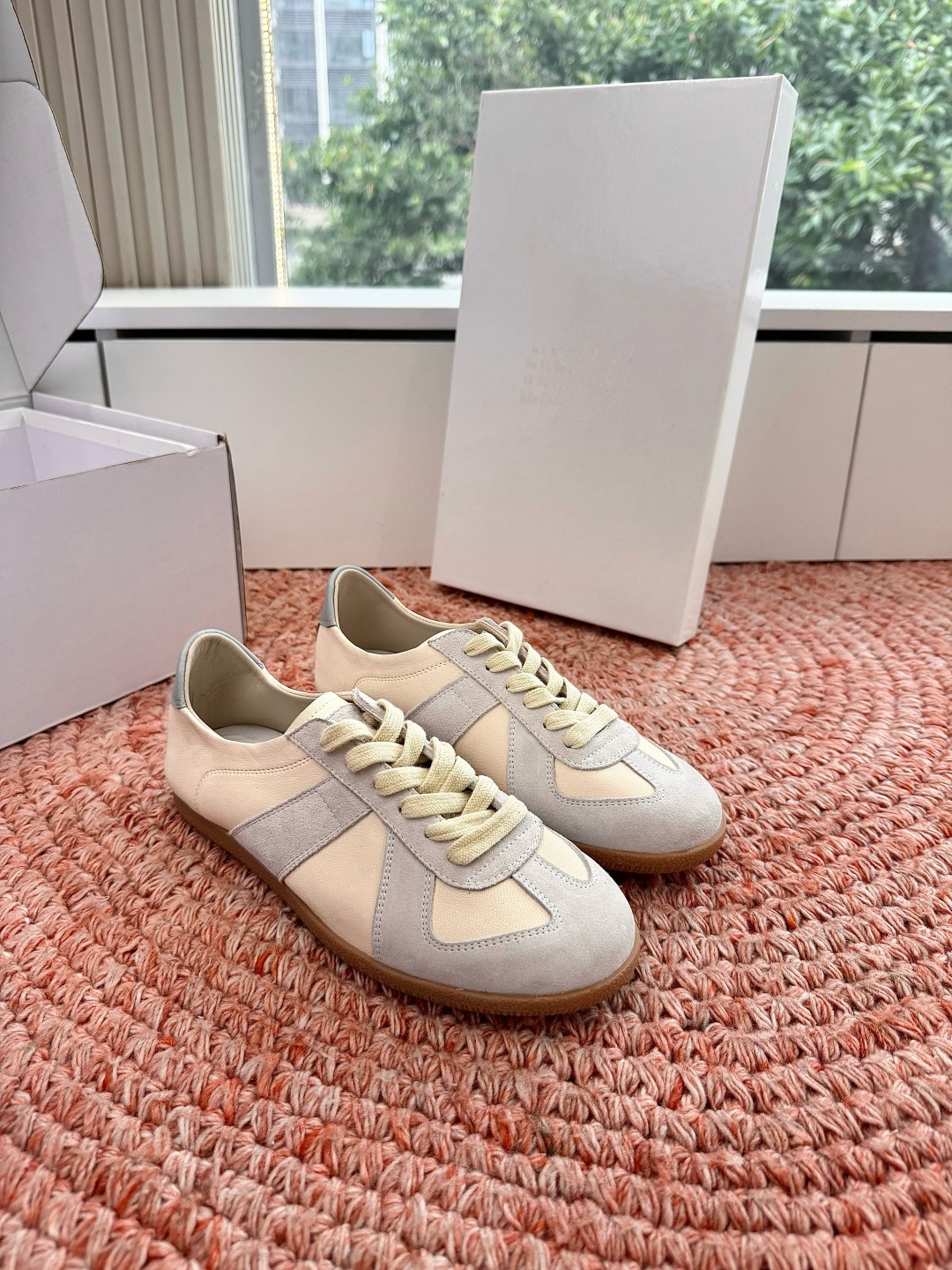 🌾G077顶级Maison Margiel*26ss夏季新款玛丽珍乐福鞋MM6马吉拉·德训鞋 运动鞋复刻
