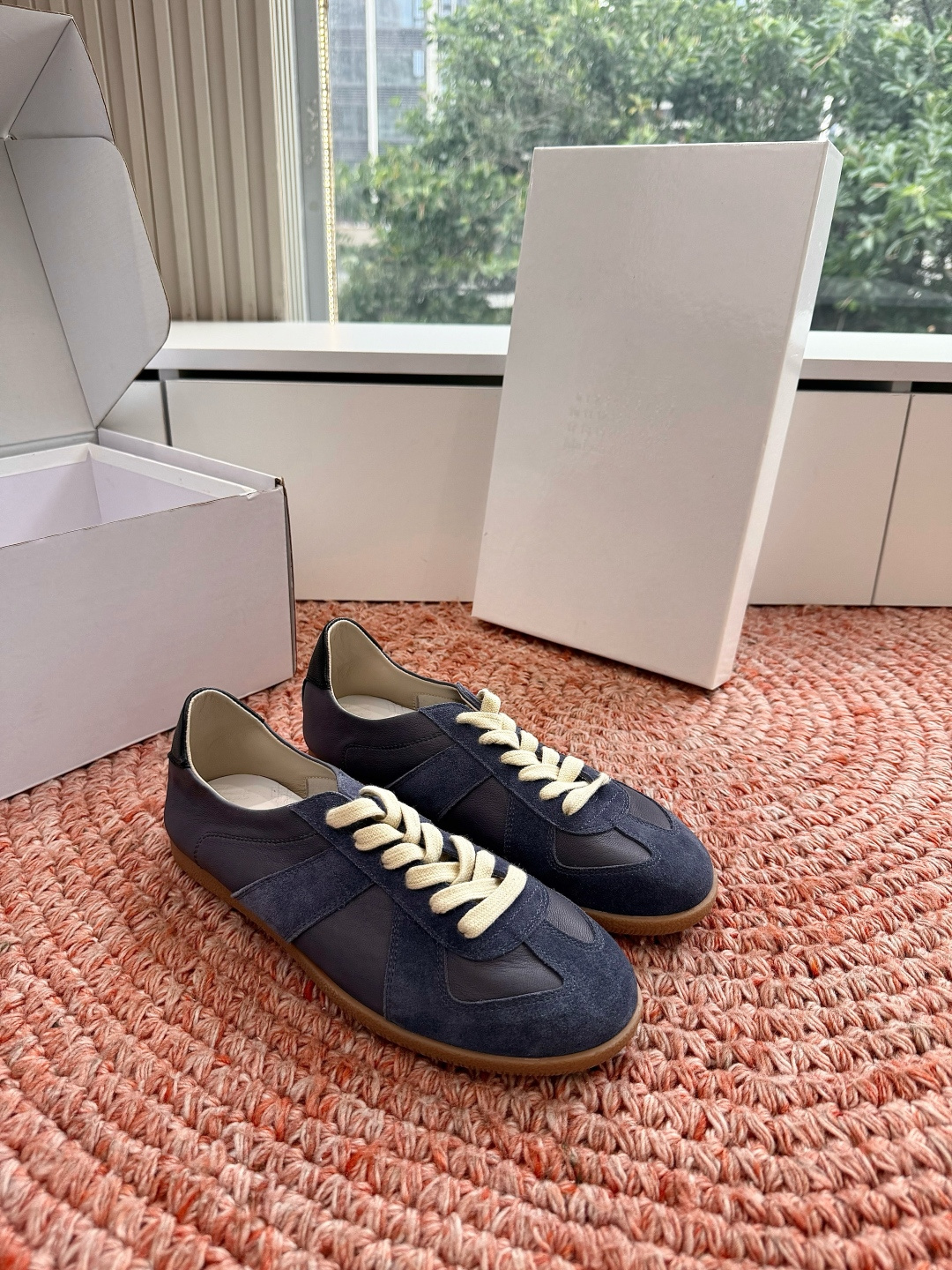 🌾G077顶级Maison Margiel*26ss夏季新款玛丽珍乐福鞋MM6马吉拉·德训鞋 运动鞋复刻