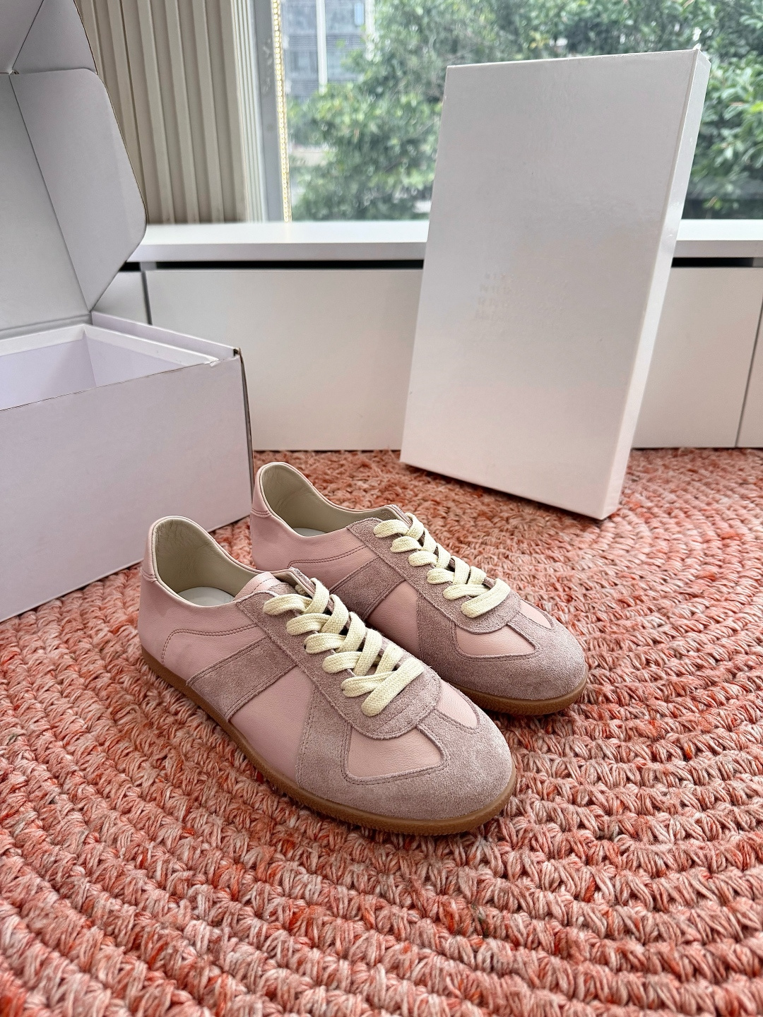 🌾G077顶级Maison Margiel*26ss夏季新款玛丽珍乐福鞋MM6马吉拉·德训鞋 运动鞋复刻