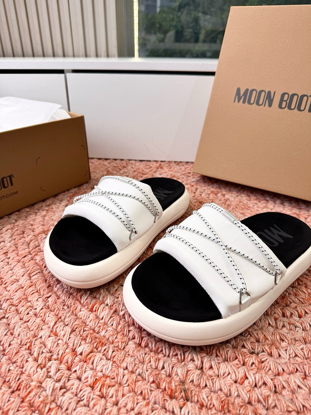🌾G275顶级品质MOoNBOOT 高奢夏季新款凉鞋 厚底增高气质沙滩凉鞋 原版购入开发 。无法抗拒的精