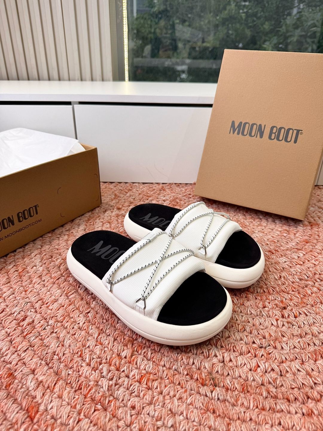 🌾G275顶级品质MOoNBOOT 高奢夏季新款凉鞋 厚底增高气质沙滩凉鞋 原版购入开发 。无法抗拒的精