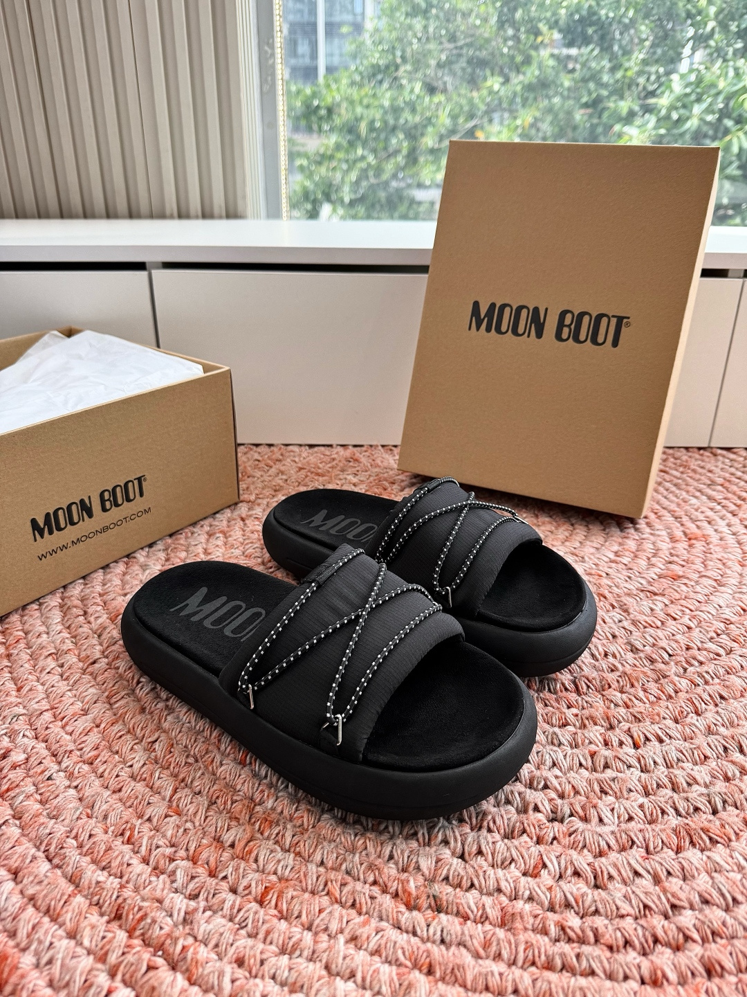 🌾G275顶级品质MOoNBOOT 高奢夏季新款凉鞋 厚底增高气质沙滩凉鞋 原版购入开发 。无法抗拒的精