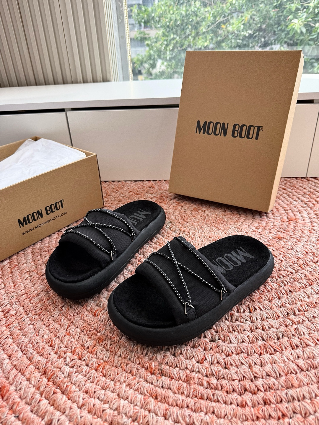 🌾G275顶级品质MOoNBOOT 高奢夏季新款凉鞋 厚底增高气质沙滩凉鞋 原版购入开发 。无法抗拒的精