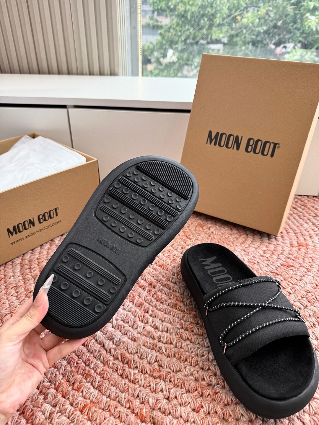 🌾G275顶级品质MOoNBOOT 高奢夏季新款凉鞋 厚底增高气质沙滩凉鞋 原版购入开发 。无法抗拒的精