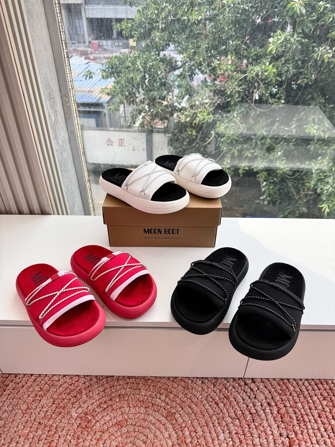 🌾G275顶级品质MOoNBOOT 高奢夏季新款凉鞋 厚底增高气质沙滩凉鞋 原版购入开发 。无法抗拒的精
