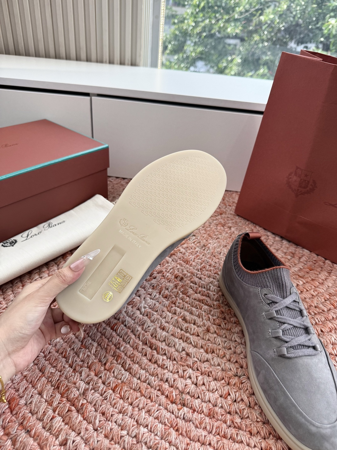 🌾G092代购级现货Loro Pian*经典爆款lp德训鞋顶级版本厚底休闲原来这就是传说走两万步都不会累