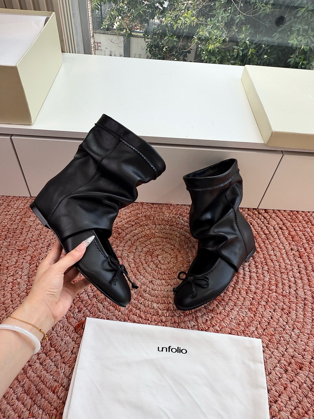 🌾G213😀unfolio✨2026春夏新款凉靴✨称之为今年最好看的凉靴，毫不过分，怎么穿怎么时髦的单品