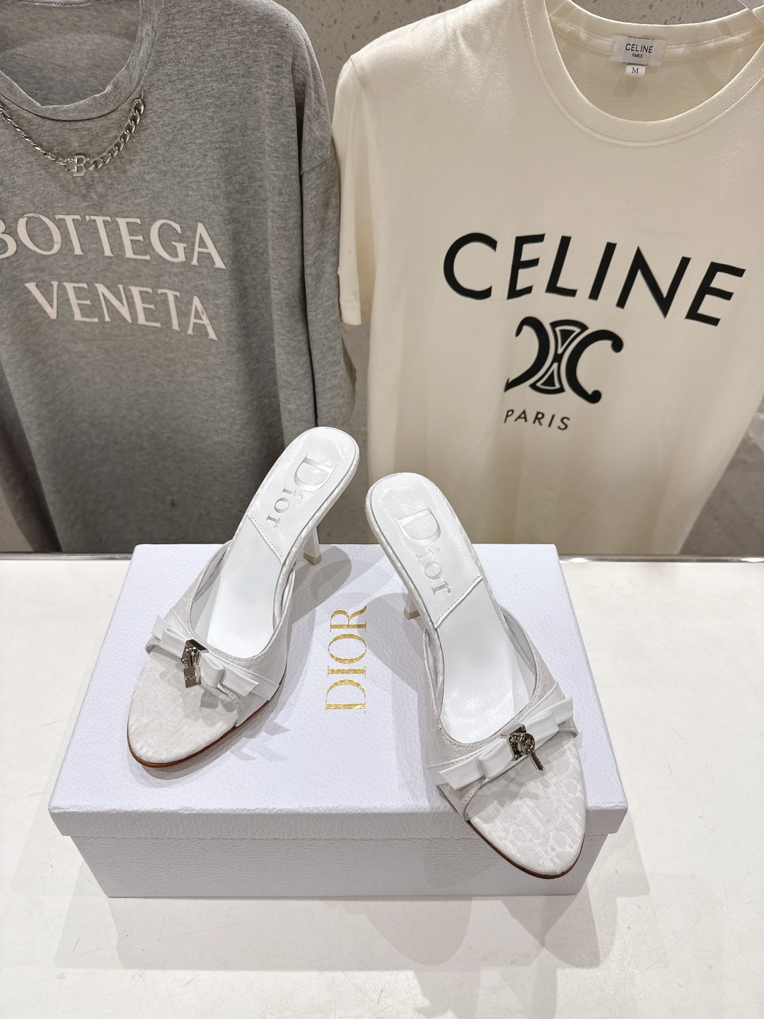 高版本出厂 Dior*迪奥F031D家2026ss夏季新款高跟拖鞋♕♕公主范十足，颜色非常抬肤色，迷人的