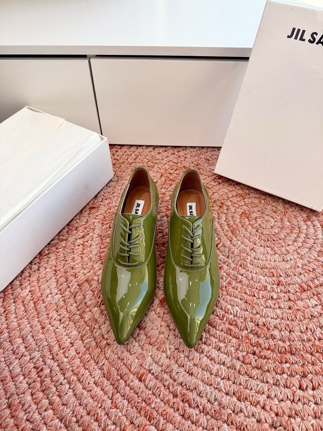 代购级 🌾G213Jil sander 吉尔桑达 新款穆勒 坡跟皮鞋极简主义炒鸡柔软舒适时髦精绝对不能错