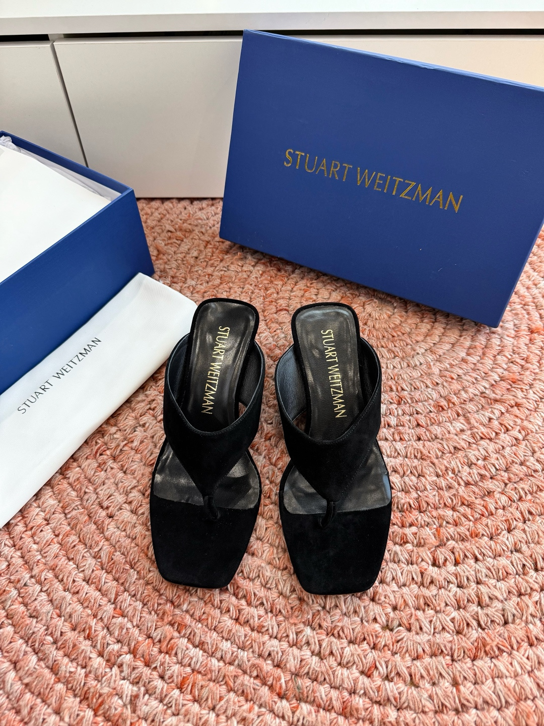 🌾G213顶级品质STUART WEITZMAN26春夏新品SW简易坡跟夹脚人字拖鞋｜慵懒贵气的夏日松弛