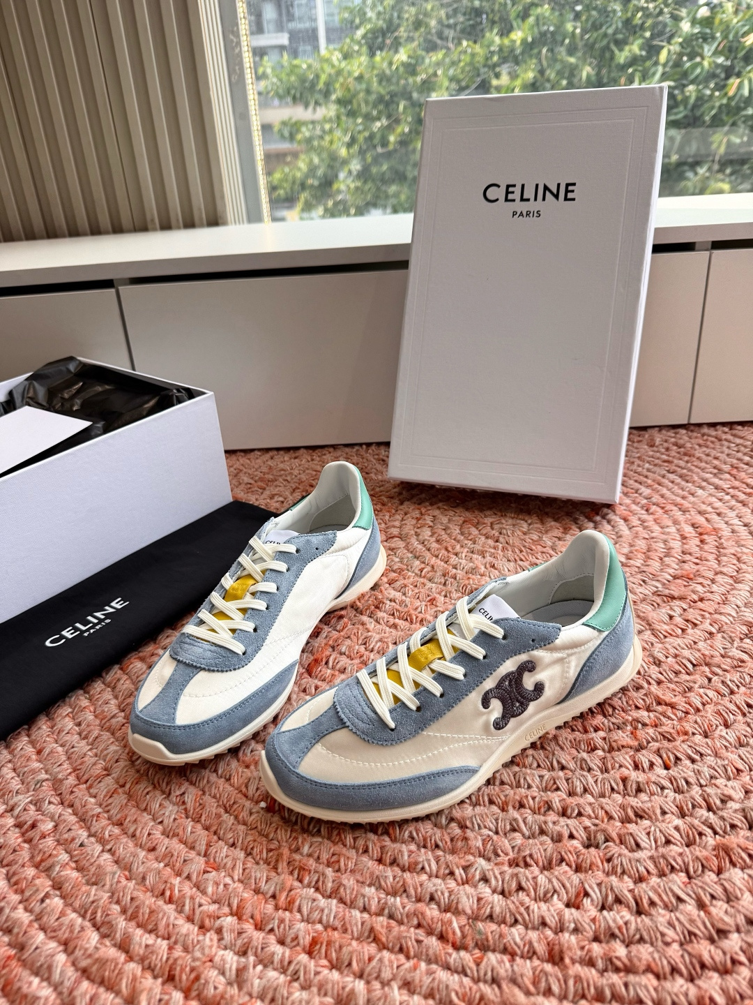 🌾主打一个出货快品质好G08所见即所得代购级别CELINE｜赛琳思琳春夏最新款Racer系列 阿甘鞋 配