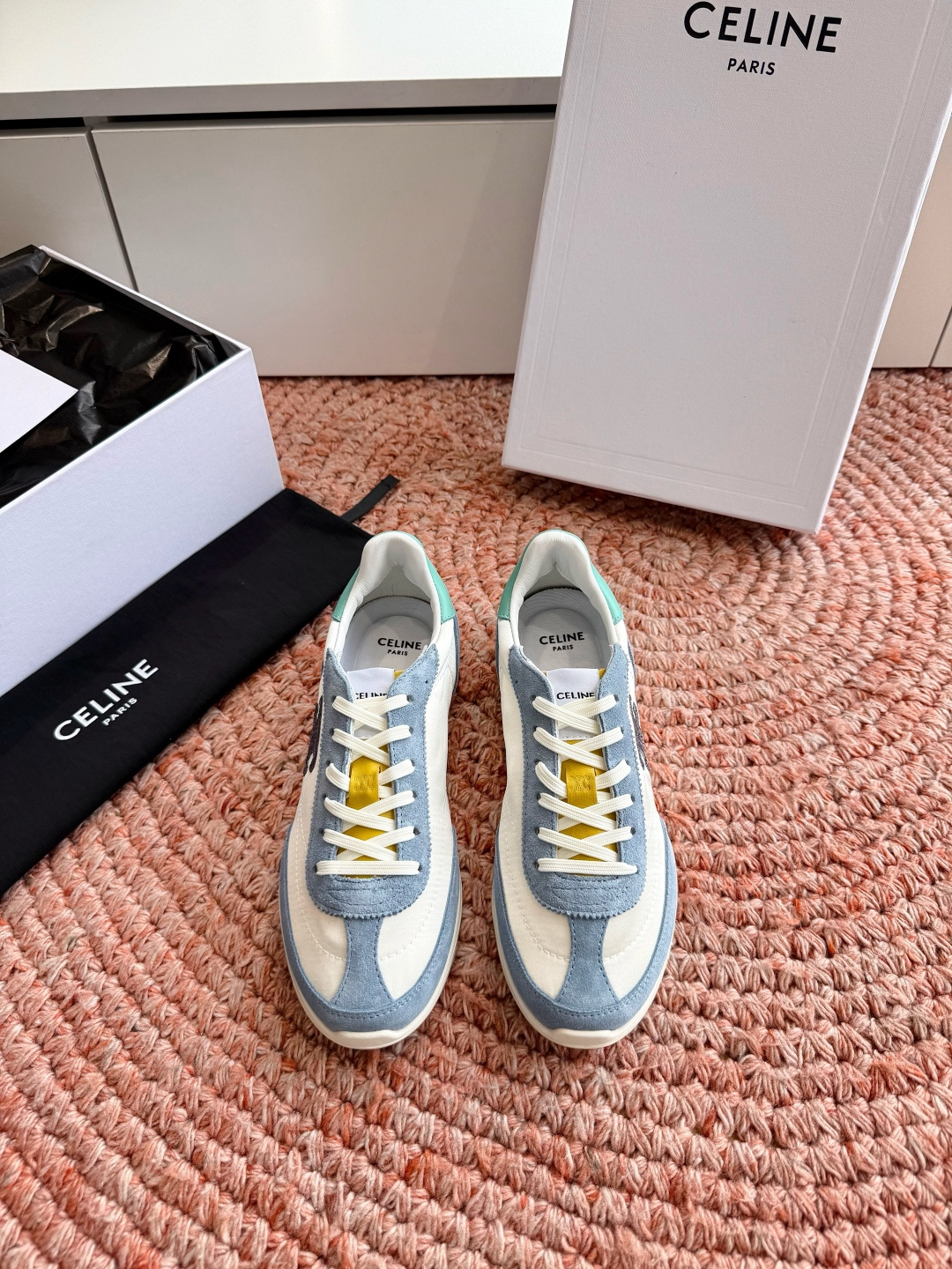 🌾主打一个出货快品质好G08所见即所得代购级别CELINE｜赛琳思琳春夏最新款Racer系列 阿甘鞋 配