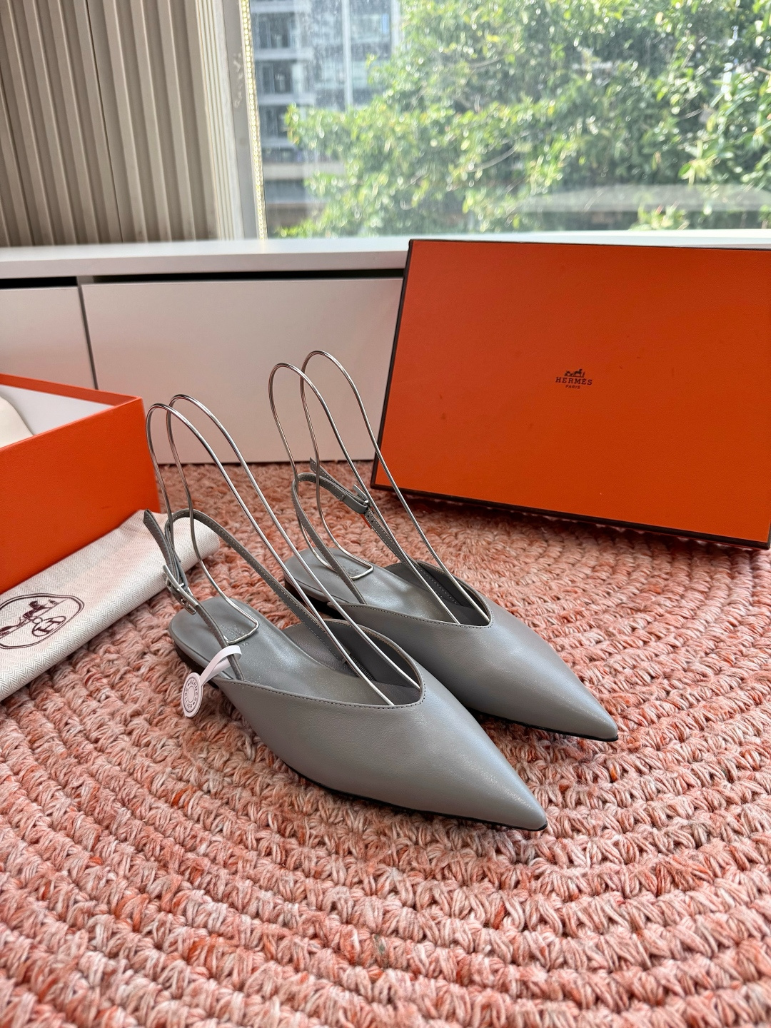 🌾G393顶级品质Hermès/爱马仕2026新品Kelly扣细带猫跟凉鞋单鞋当Kelly包的传奇基因邂