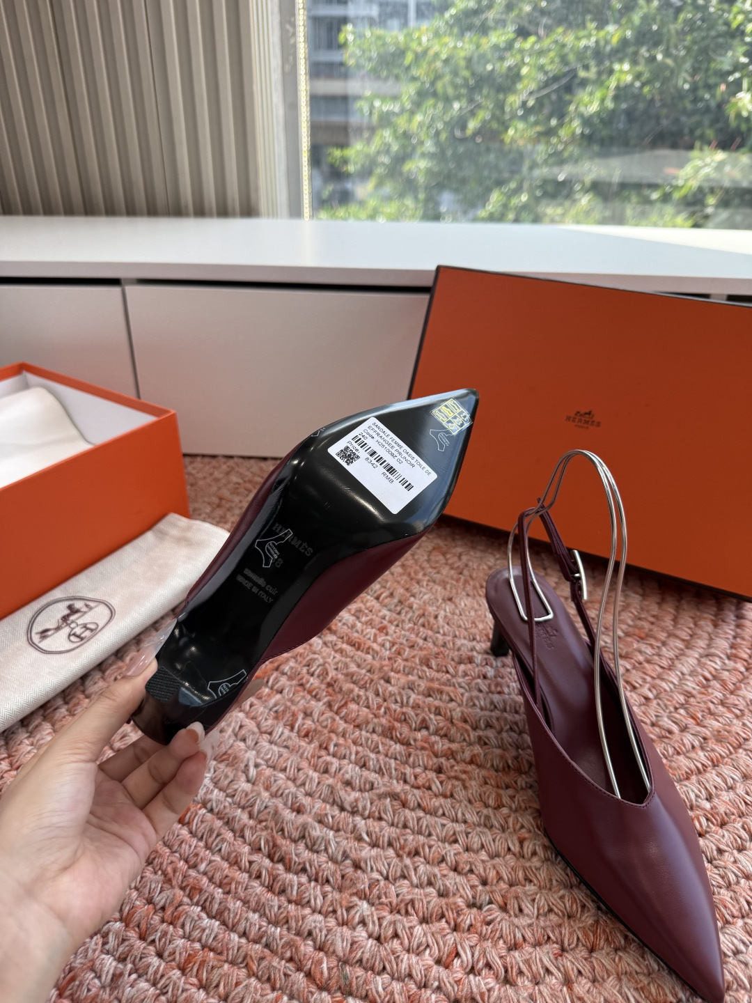 🌾G393顶级品质Hermès/爱马仕2026新品Kelly扣细带猫跟凉鞋单鞋当Kelly包的传奇基因邂