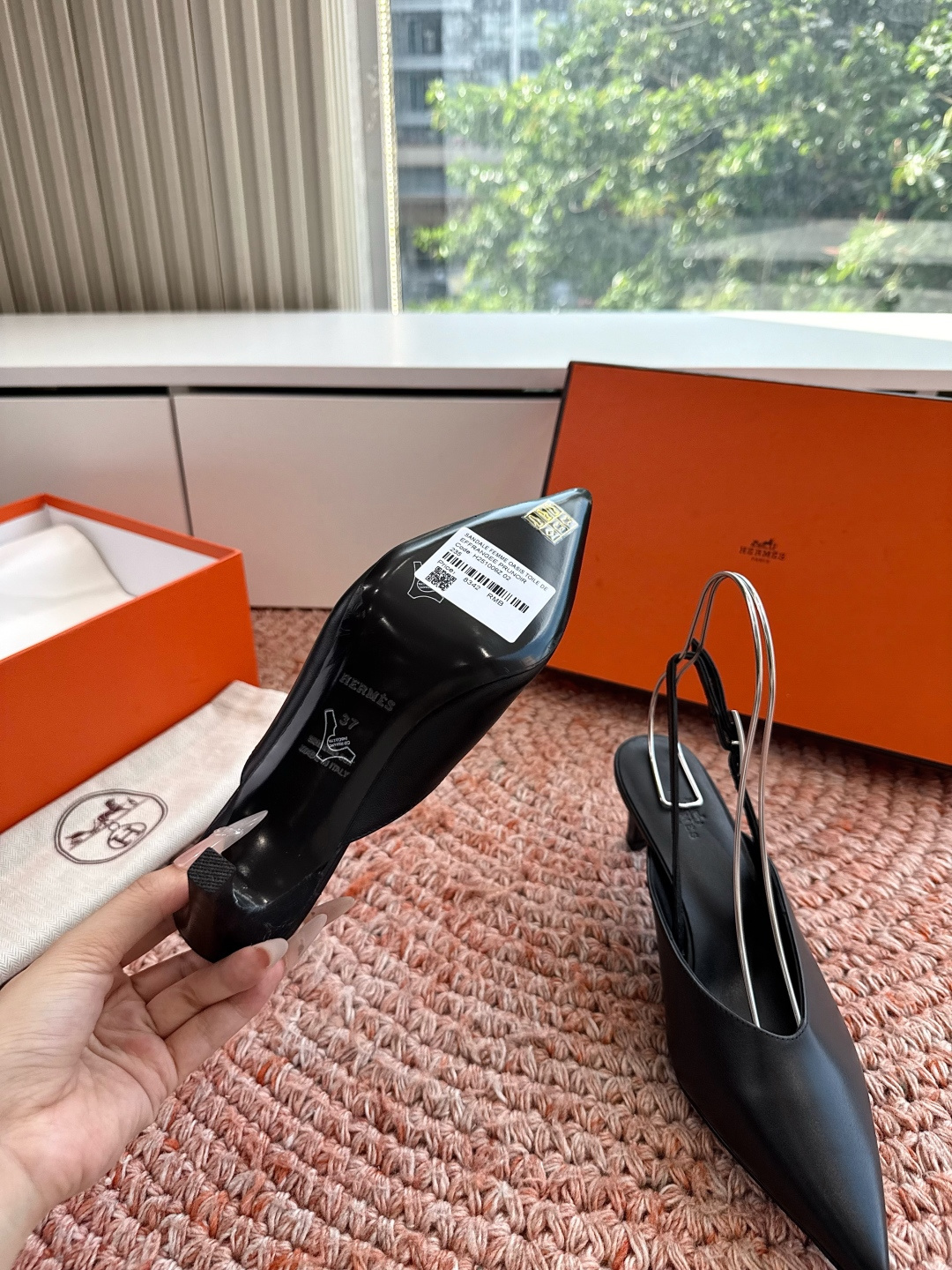 🌾G393顶级品质Hermès/爱马仕2026新品Kelly扣细带猫跟凉鞋单鞋当Kelly包的传奇基因邂