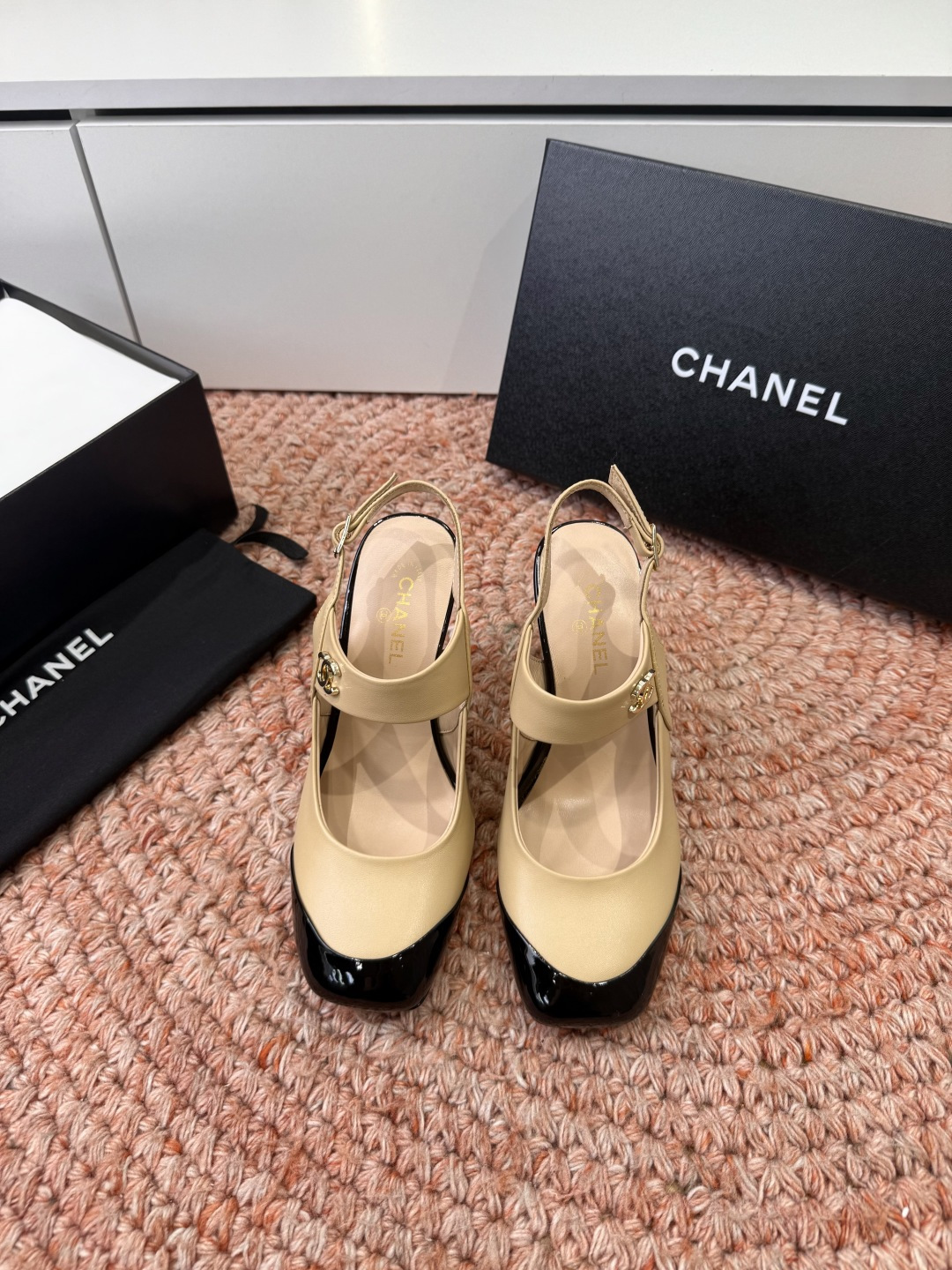 🌾G238😀CHANEL* 香奈儿小香2026专柜同步新款高跟鞋单鞋凉鞋极简设计 超好搭配的日常款、无论