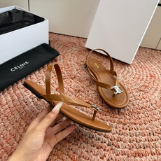 🌾G039顶级品质Celine赛琳· 26ss·CAGE 凯旋门夹脚沙滩罗马平底凉鞋CELINE CAG 🌾G039顶级品质Celine赛琳· 26ss·CAGE 凯旋门夹脚沙滩罗马平底凉鞋CELINE CAG