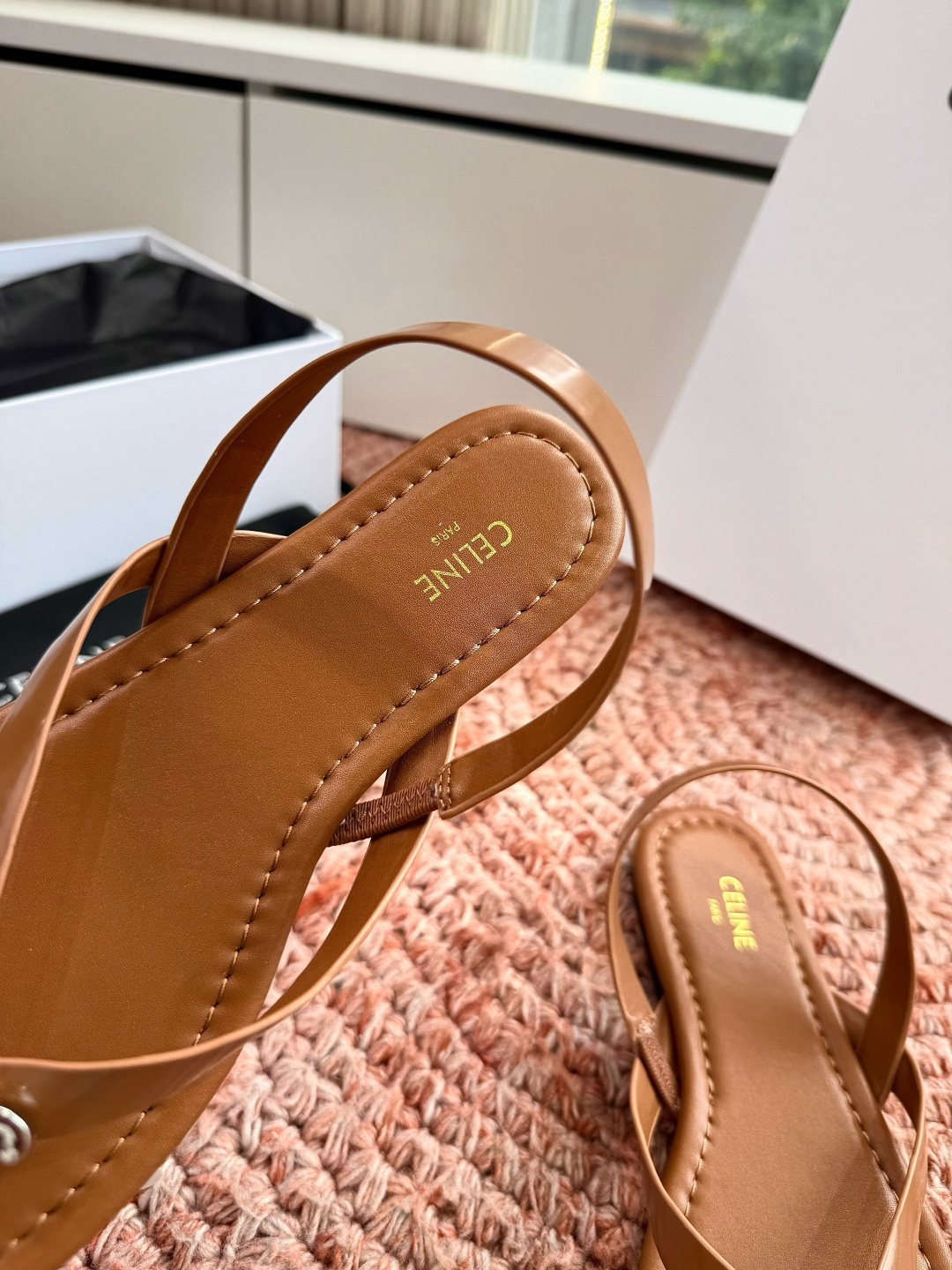 🌾G039顶级品质Celine赛琳· 26ss·CAGE 凯旋门夹脚沙滩罗马平底凉鞋CELINE CAG 🌾G039顶级品质Celine赛琳· 26ss·CAGE 凯旋门夹脚沙滩罗马平底凉鞋CELINE CAG