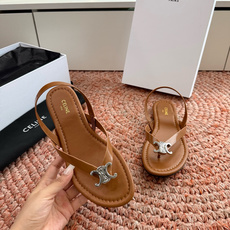 🌾G039顶级品质Celine赛琳· 26ss·CAGE 凯旋门夹脚沙滩罗马平底凉鞋CELINE CAG 🌾G039顶级品质Celine赛琳· 26ss·CAGE 凯旋门夹脚沙滩罗马平底凉鞋CELINE CAG