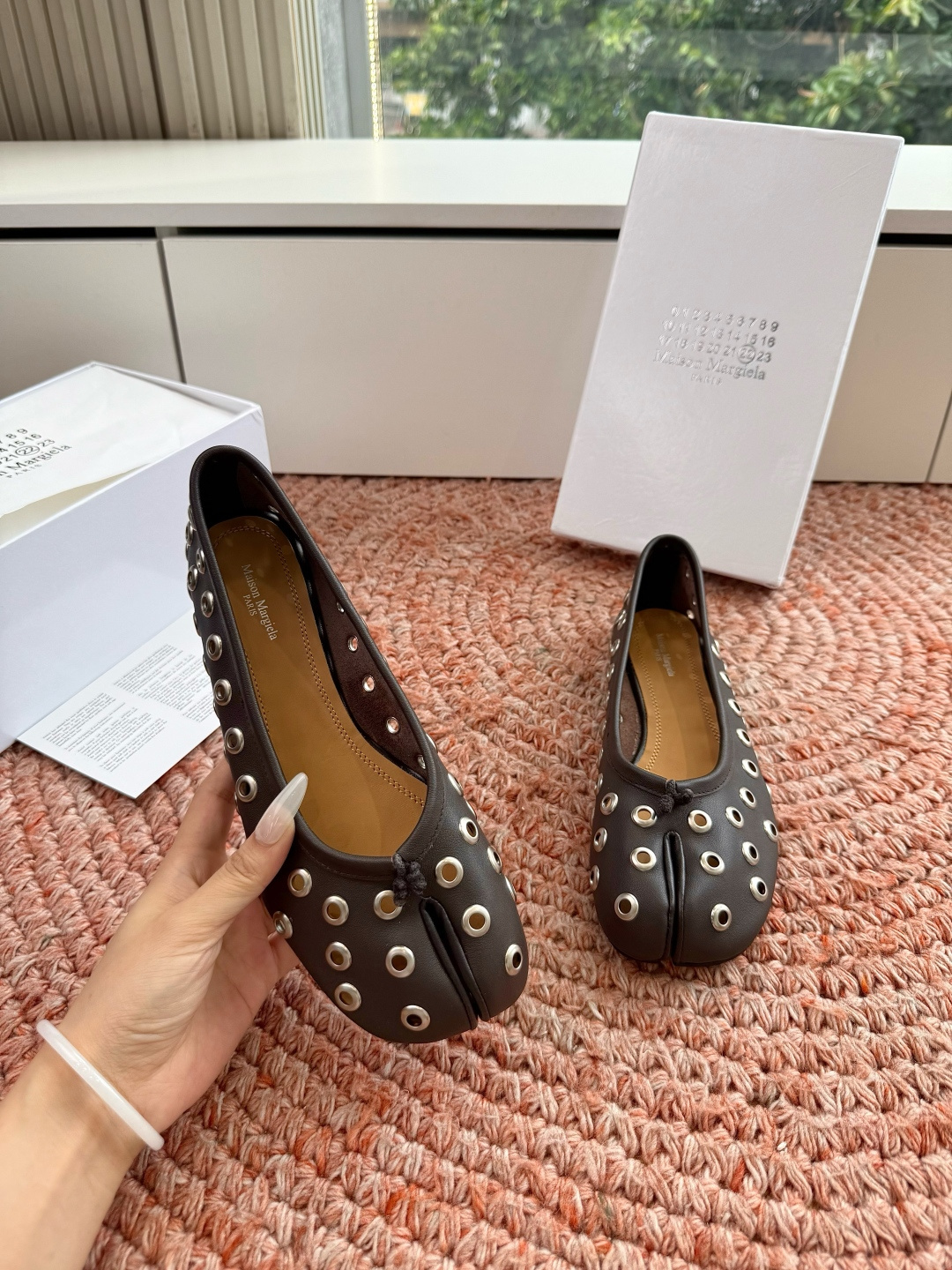 🌾G012顶级品质所见即所得顶级品质Maison Marginal马吉拉* MM6分趾鞋纠结芭蕾舞鸡眼单