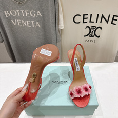 高版本出厂 「ᴀqᴜᴀᴢᴢᴜʀᴀ」AQUAZZURA/菠萝F072 2026ss夏季新款花卉高跟凉鞋__ 高版本出厂 「ᴀqᴜᴀᴢᴢᴜʀᴀ」AQUAZZURA/菠萝F072 2026ss夏季新款花卉高跟凉鞋__