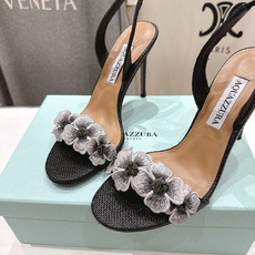 高版本出厂 「ᴀqᴜᴀᴢᴢᴜʀᴀ」AQUAZZURA/菠萝F072 2026ss夏季新款花卉高跟凉鞋__ 高版本出厂 「ᴀqᴜᴀᴢᴢᴜʀᴀ」AQUAZZURA/菠萝F072 2026ss夏季新款花卉高跟凉鞋__