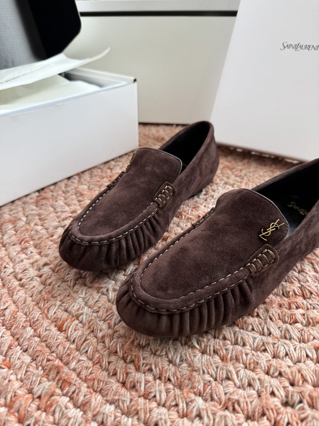 🌾出货统一带飞机盒😀G988Saint Lauren*YSL圣罗兰2026新品YSL小logo乐福鞋半拖 🌾出货统一带飞机盒😀G988Saint Lauren*YSL圣罗兰2026新品YSL小logo乐福鞋半拖