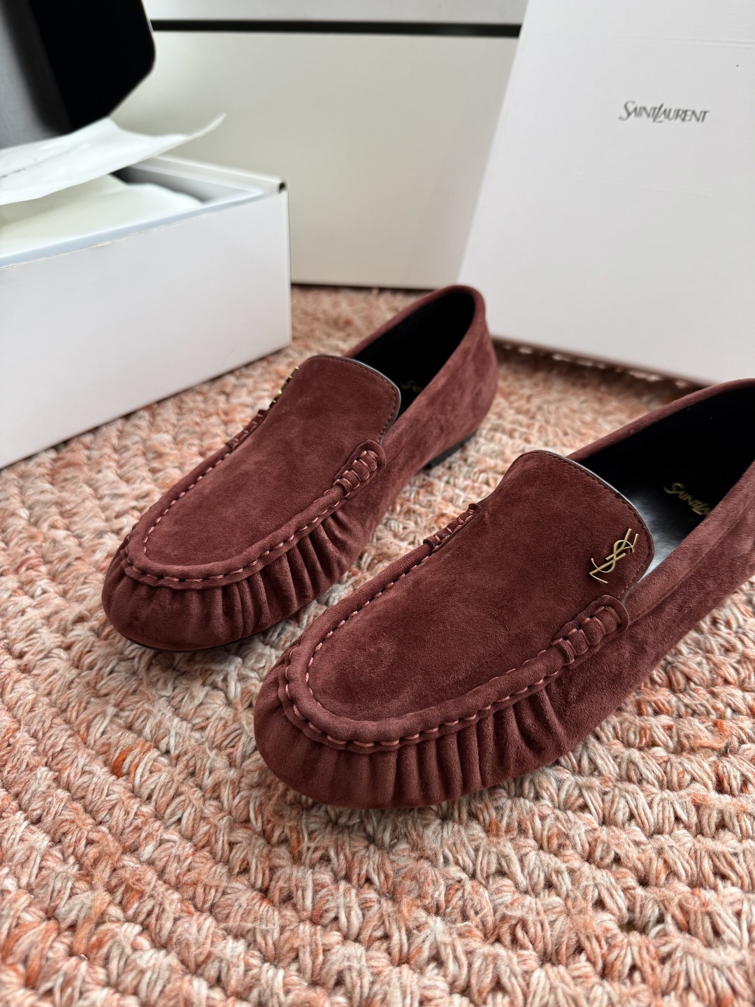 🌾出货统一带飞机盒😀G988Saint Lauren*YSL圣罗兰2026新品YSL小logo乐福鞋半拖 🌾出货统一带飞机盒😀G988Saint Lauren*YSL圣罗兰2026新品YSL小logo乐福鞋半拖