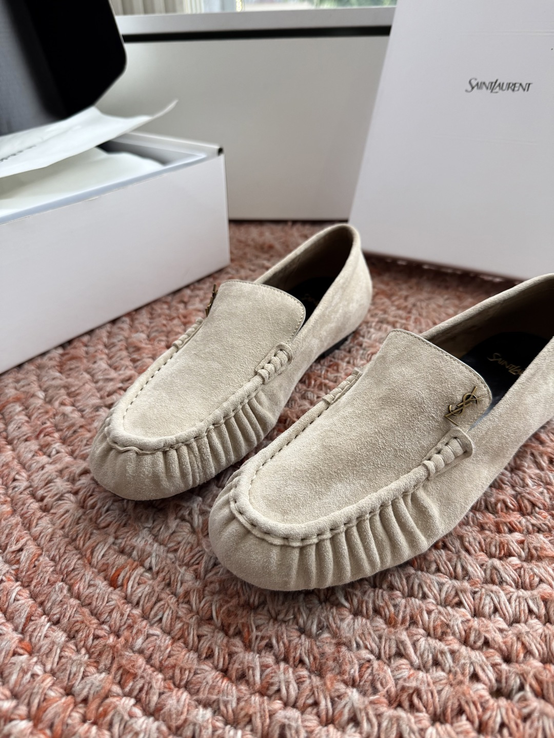🌾出货统一带飞机盒😀G988Saint Lauren*YSL圣罗兰2026新品YSL小logo乐福鞋半拖 🌾出货统一带飞机盒😀G988Saint Lauren*YSL圣罗兰2026新品YSL小logo乐福鞋半拖