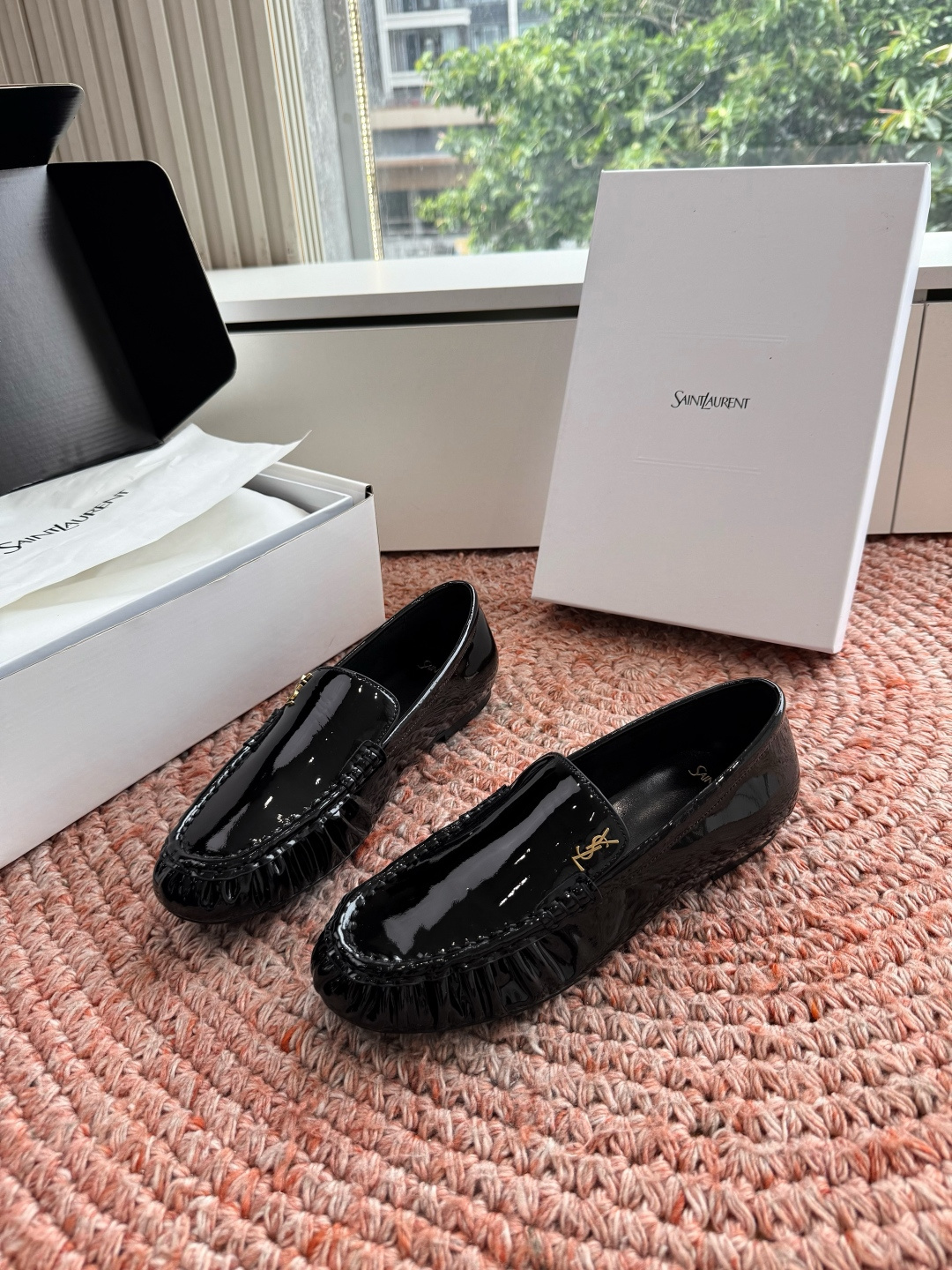 🌾出货统一带飞机盒😀G988Saint Lauren*YSL圣罗兰2026新品YSL小logo乐福鞋半拖 🌾出货统一带飞机盒😀G988Saint Lauren*YSL圣罗兰2026新品YSL小logo乐福鞋半拖