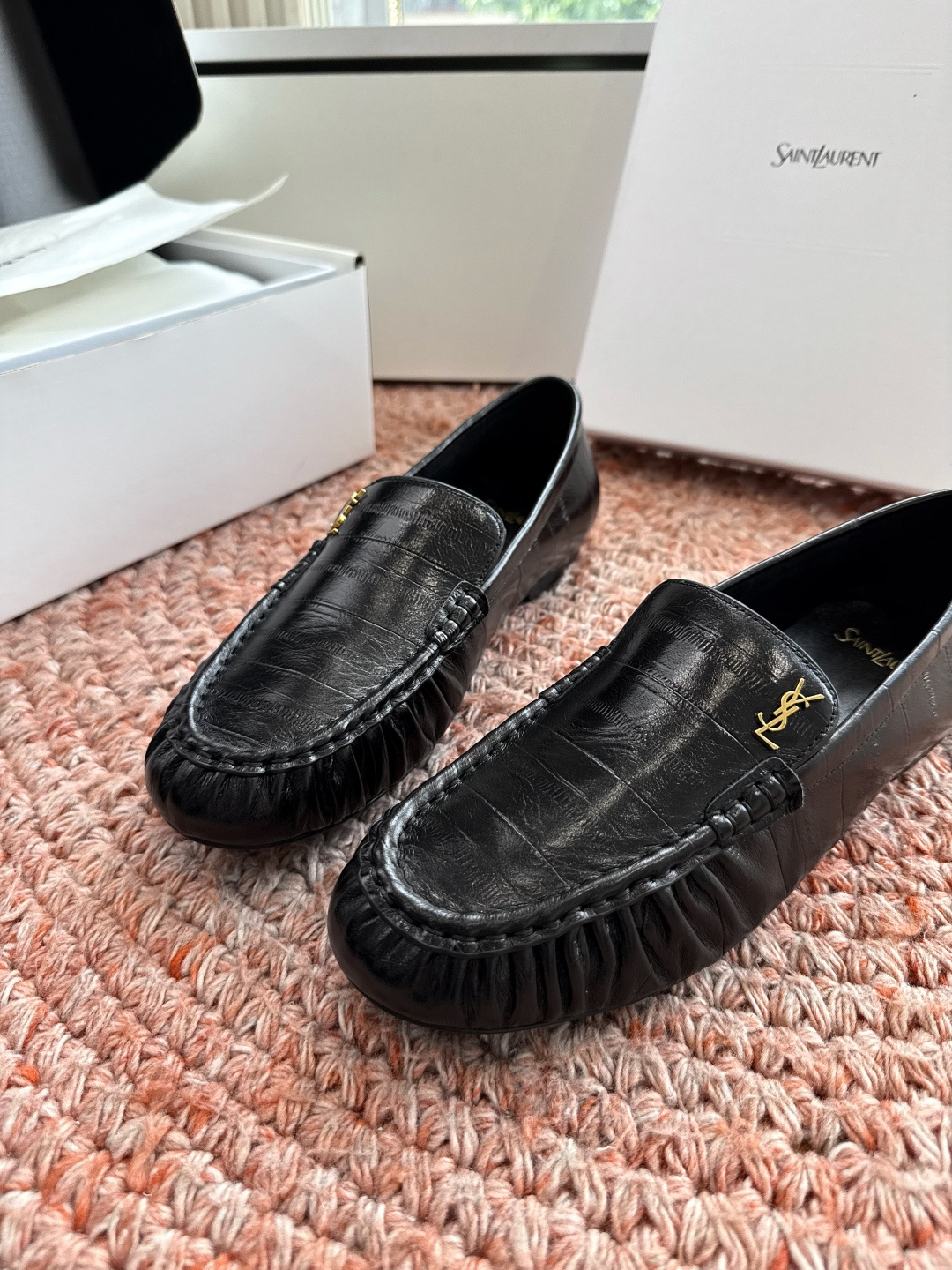 🌾出货统一带飞机盒😀G988Saint Lauren*YSL圣罗兰2026新品YSL小logo乐福鞋半拖 🌾出货统一带飞机盒😀G988Saint Lauren*YSL圣罗兰2026新品YSL小logo乐福鞋半拖